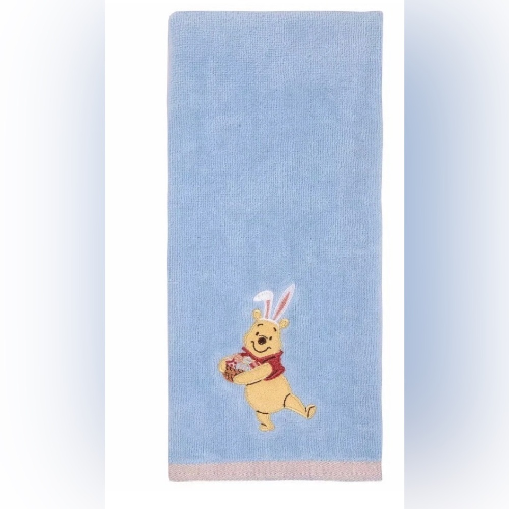 Disney Blue Winnie the Pooh Scarf with Bunny Ear Detail